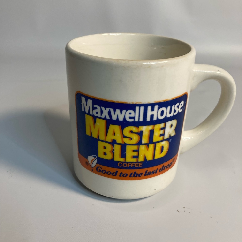 Maxwell house master blend coffee mug.
